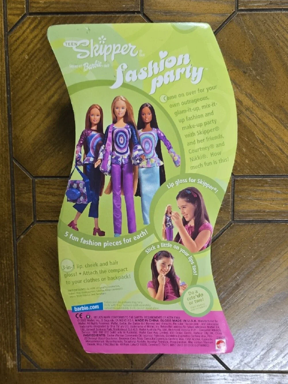 2000 Teen Skipper Fashion Party NRFB